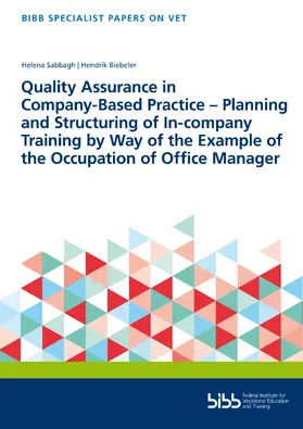  Quality Assurance in Company-Based Practice | Buch |  Sack Fachmedien