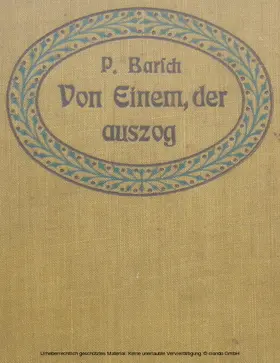 Barsch |  Von Einem, der auszog. | eBook | Sack Fachmedien