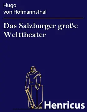 Hofmannsthal |  Das Salzburger große Welttheater | eBook | Sack Fachmedien