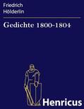 Hölderlin |  Gedichte 1800-1804 | eBook | Sack Fachmedien