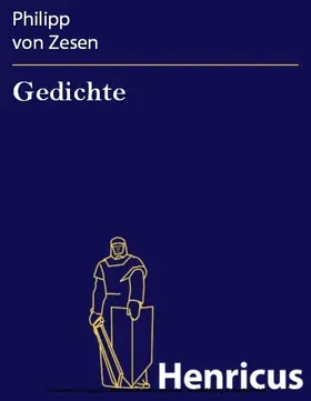 Zesen |  Gedichte | eBook | Sack Fachmedien
