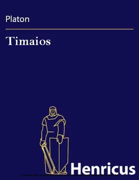 Platon |  Timaios | eBook | Sack Fachmedien