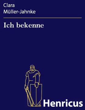 Müller-Jahnke |  Ich bekenne | eBook | Sack Fachmedien