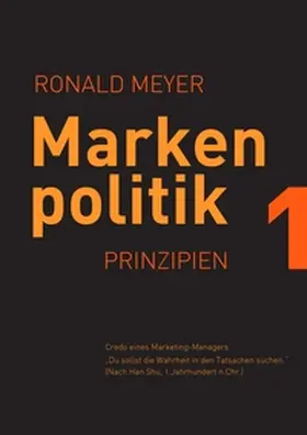 Meyer |  Markenpolitik 1 | Buch |  Sack Fachmedien