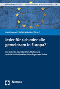 Baasner / Seidendorf |  Jeder für sich oder alle gemeinsam in Europa? | Buch |  Sack Fachmedien