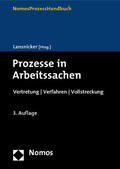 Lansnicker |  Prozesse in Arbeitssachen | Buch |  Sack Fachmedien