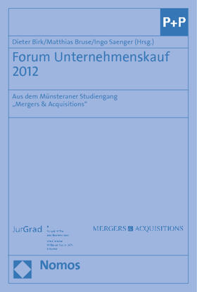 Birk / Bruse / Saenger | Forum Unternehmenskauf 2012 | Buch | 978-3-8487-0052-3 | sack.de