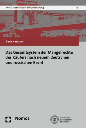 Hansson |  Hansson, E: Gesamtsystem der Mängelrechte des Käufers nach n | Buch |  Sack Fachmedien