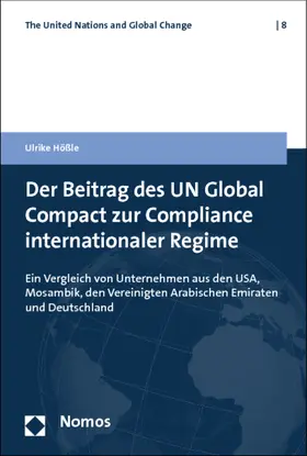 Hößle |  Der Beitrag des UN Global Compact zur Compliance internationaler Regime | Buch |  Sack Fachmedien