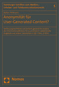 Heilmann |  Heilmann, S: Anonymität für User-Generated Content? | Buch |  Sack Fachmedien