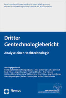 Dritter Gentechnologiebericht | Buch | 978-3-8487-0327-2 | sack.de