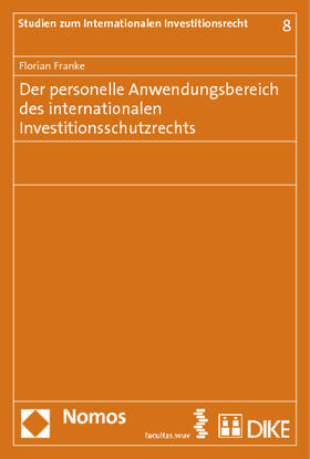 Franke | Franke, F: Der personelle Anwendungsbereich des internationa | Buch | 978-3-8487-0345-6 | sack.de