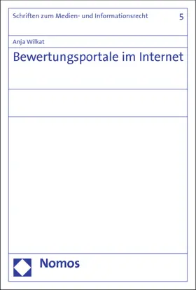 Wilkat |  Wilkat, A: Bewertungsportale im Internet | Buch |  Sack Fachmedien