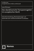 Pfirrmann |  Pfirrmann, L: Skandinavische Transparenzgebot | Buch |  Sack Fachmedien