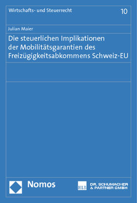 Maier | Maier, J: Die steuerlichen Implikationen der Mobilitätsgaran | Buch | 978-3-8487-0441-5 | sack.de
