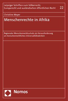 Meyer |  Meyer, C: Menschenrechte in Afrika | Buch |  Sack Fachmedien
