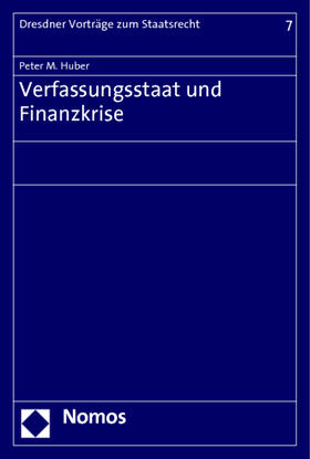 Huber |  Verfassungsstaat und Finanzkrise | Buch |  Sack Fachmedien