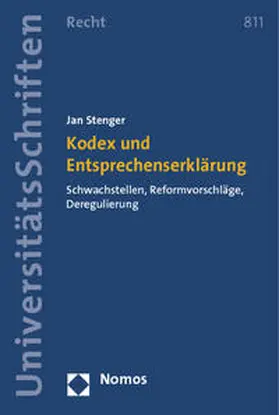 Stenger |  Kodex und Entsprechenserklärung | Buch |  Sack Fachmedien