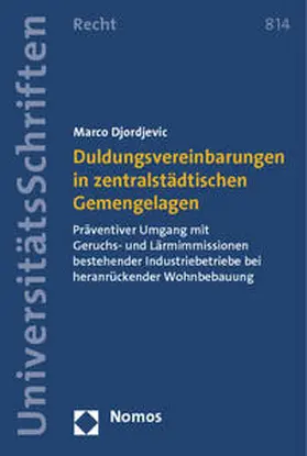 Djordjevic |  Duldungsvereinbarungen in zentralstädtischen Gemengelagen | Buch |  Sack Fachmedien