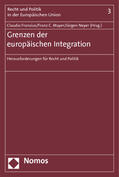 Franzius / Mayer / Neyer |  Grenzen der europäischen Integration | Buch |  Sack Fachmedien