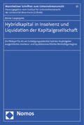 Laspeyres |  Laspeyres: Hybridkapital in Insolvenz und Liquidation der KG | Buch |  Sack Fachmedien