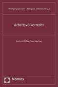 Däubler / Zimmer |  Arbeitsvölkerrecht | Buch |  Sack Fachmedien
