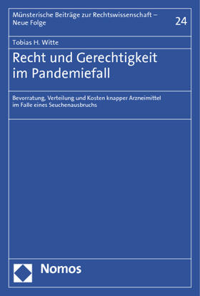 Witte |  Recht und Gerechtigkeit im Pandemiefall | Buch |  Sack Fachmedien