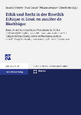 Avramov / Winiger / Bacher | Ethik und Recht in der Bioethik. Ethique et Droit en matière de Bioétique | Buch | sack.de