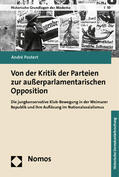 Postert |  Von der Kritik der Parteien zur außerparlamentarischen Opposition | Buch |  Sack Fachmedien