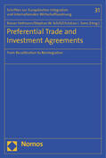 Hofmann / Schill / Tams |  Preferential Trade and Investment Agreements | Buch |  Sack Fachmedien
