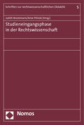 Brockmann / Pilniok |  Studieneingangsphase in der Rechtswissenschaft | Buch |  Sack Fachmedien