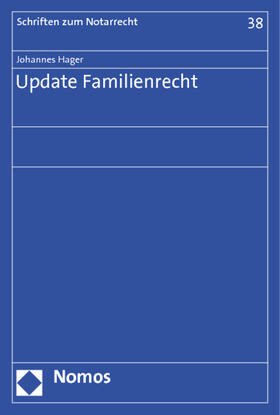 Hager | Hager, J: Update Familienrecht | Buch | 978-3-8487-0883-3 | sack.de