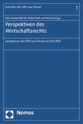  Perspektiven des Wirtschaftsrechts | Buch |  Sack Fachmedien