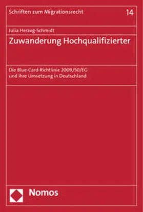 Herzog-Schmidt |  Zuwanderung Hochqualifizierter | Buch |  Sack Fachmedien
