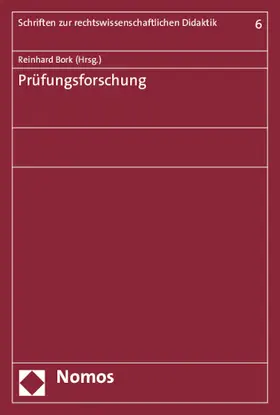 Bork |  Prüfungsforschung | Buch |  Sack Fachmedien