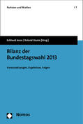 Jesse / Sturm |  Bilanz der Bundestagswahl 2013 | Buch |  Sack Fachmedien