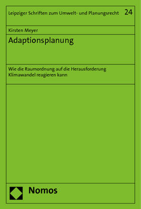 Meyer | Meyer, K: Adaptionsplanung | Buch | 978-3-8487-1122-2 | sack.de