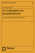 Bertke |  Bertke, A: Zur Zulässigkeit von Sympathiestreiks | Buch |  Sack Fachmedien