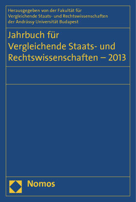 Schubel / Kirste / Müller-Graff | Jahrbuch für Vergleichende Staats- und Rechtswissenschaften - 2013 | Buch | 978-3-8487-1232-8 | sack.de