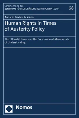 Fischer-Lescano |  Human Rights in Times of Austerity Policy | Buch |  Sack Fachmedien