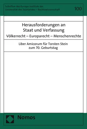 Calliess |  Herausforderungen an Staat und Verfassung | Buch |  Sack Fachmedien
