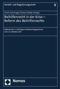 Immenga / Körber |  Beihilfenrecht in der Krise - Reform des Beihilfenrechts | Buch |  Sack Fachmedien