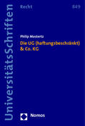 Mostertz |  Die UG (haftungsbeschränkt) & Co. KG | Buch |  Sack Fachmedien