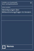 Jacobsen |  Jacobsen, J: Vereinbarungen/Mitbestimmungsfragen/Konzern | Buch |  Sack Fachmedien