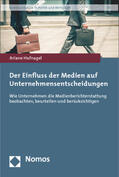 Hufnagel |  Hufnagel, A: Einfluss der Medien/Unternehmensentscheidungen | Buch |  Sack Fachmedien