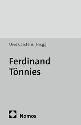 Carstens |  Ferdinand Tönnies | Buch |  Sack Fachmedien