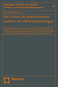 Zimmermann |  Zimmermann, F: Schutz des publizistischen Systems vor Werbep | Buch |  Sack Fachmedien