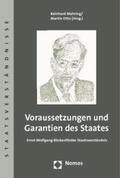 Mehring / Otto |  Voraussetzungen und Garantien des Staates | Buch |  Sack Fachmedien