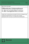 Schnabel |  Schnabel, B: Öffentliche Unternehmen in der EU | Buch |  Sack Fachmedien