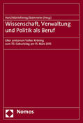 Hart / Müntefering / Steinmeier |  Wissenschaft, Verwaltung und Politik als Beruf | Buch |  Sack Fachmedien